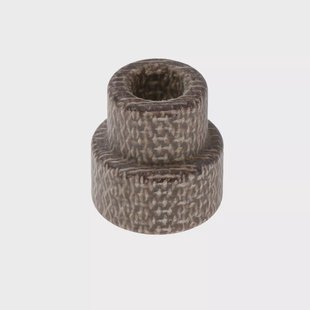 Daily Customs Simple Bead Plain Canvas Micarta Natural, lichtbruin