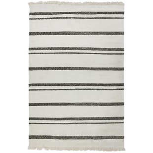 HKliving Striped Kelim Vloerkleed 200x300 Cream