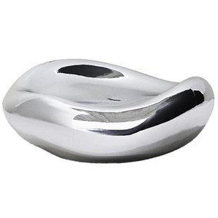 HKliving Gleam Glass Schaal Chrome