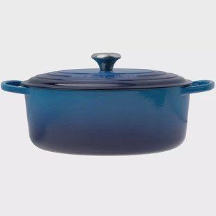 Le Creuset Signature Cocotte 21178312202430 Azure, 31cm, 6.3 L, braadpan ovaal