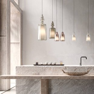 Karman hanglamp Alibaglass Big, transparant, Ø 24 cm