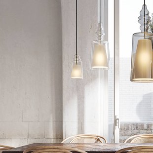 Karman hanglamp Alibaglass Medium, transparant, Ø 18 cm