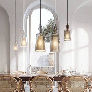 Karman hanglamp Alibaglass Klein, transparant, Ø 11 cm