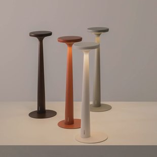 Karman LED tafellamp Papiria, mat rood, CCT