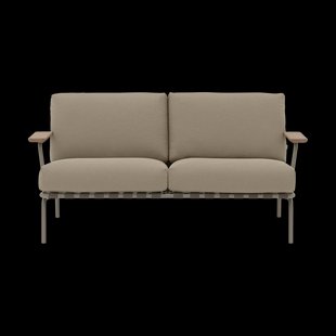 Muuto Settle 2-zits bank Ribbed Weave 5 Taupe