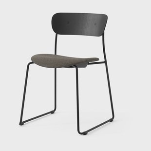 &Tradition Pavilion AV52 stoel gestoffeerde zitting Black-Fuse 0351