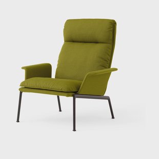 &Tradition Muno LN17 High back loungefauteuil Warm black-Vidar 0956