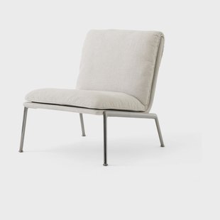 &Tradition Muno LN18 loungefauteuil Dark chrome-Cifrado 0221