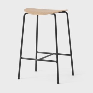 &Tradition Pavilion AV37 barkruk 68 cm Black-lacquered oak