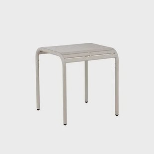 Rebellenclub Birch Tuintafel - 70 x 70cm - Beige