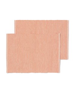 HEMA Placemats 35x45 ribbel - 2 stuks