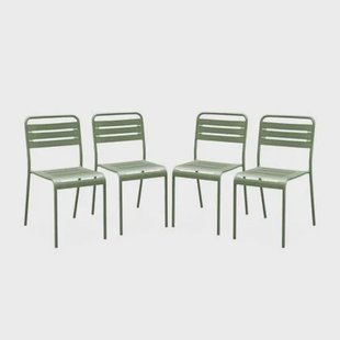 sweeek - Tuinstoelen metaal (set van 4)
