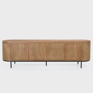 Giga Meubel - TV-Meubel Naturel Mangohout - 200x45x57cm - Tora Giga Meubel - TV-Meubel Naturel Mangohout - 200x45x57cm - Tora