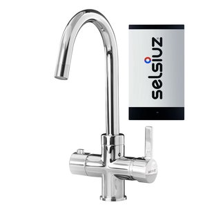 Kokendwaterkraan Selsiuz Inclusief Titanium Single Boiler Rond Chroom