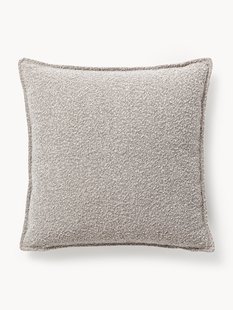 Groot boucl&eacute; bankkussen Lennon, 70 x 70 cm