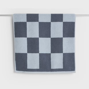 HAY Check badmat 50x90 cm Steel blue