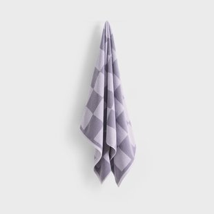 HAY Check badhanddoek 70x136 cm Lavender