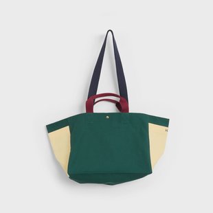HAY Weekend Bag Organic tas S Dark green multi