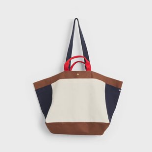 HAY Weekend Bag Organic tas M Cream multi