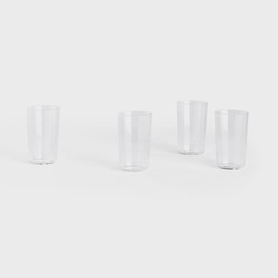 HAY Angle drinkglas 4-pack Medium 10 cm