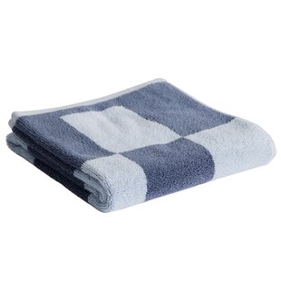 Hay Check Handdoek 50x90 Steel Blue