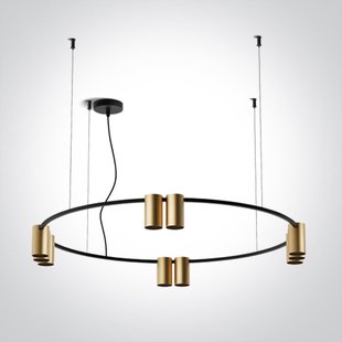 ONE Light Pendants - hanglamp - 150 x 150 cm - geborsteld messing