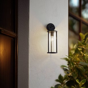 Lucande buitenwandlamp Emmeline, bubbels, aluminium, hoogte 45cm