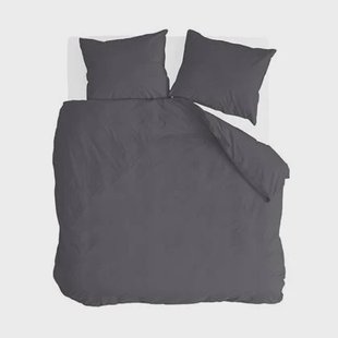 Byrklund - Dekbedovertrek Go Velvet - 240x220 - Off Black