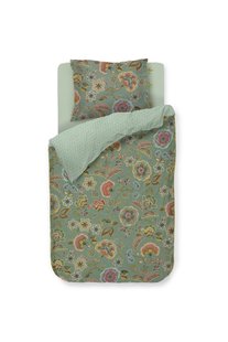 Pip Studio Dekbedovertrekset Matata Groen 140x200/220cm