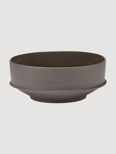 Porseleinen schaal Dune met reactief glazuur