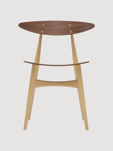 Houten stoel CH33D van eikenhout