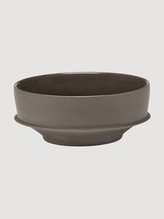 Porseleinen schalen Dune met reactief glazuur, 2-delig