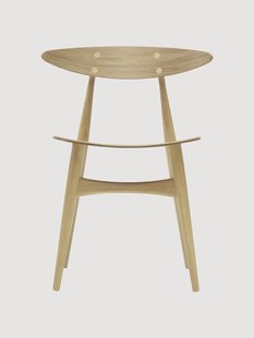 Houten stoel CH33D van eikenhout