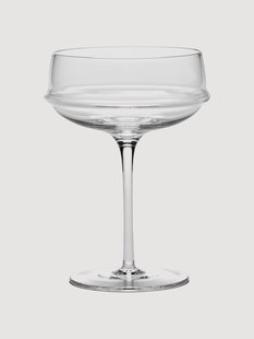 Mondgeblazen champagneglazen Dune, 4 stuks