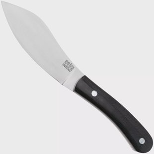 Bark River Nessmuk BR-09-141-BCM, Satin CPM Cru-Wear, Black Canvas Micarta vaststaand mes