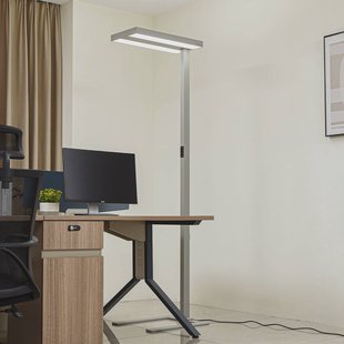 Arcchio LED vloerlamp Logan Ultra HCL CCT, zilver, dimbaar