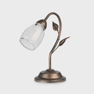 ONLI Tafellamp Liliana, 1-lamp, zwart, roségoud, metaal