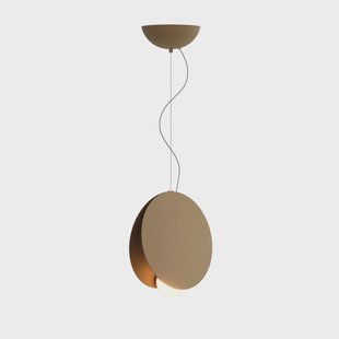 Fabbian Akoya hanglamp, brons, Ø30cm, 3000K, 1-10Vdimbaar