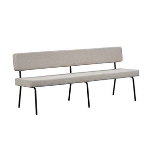 Bronx71 Scandinavische eetkamerbank Espen beige gerecyclede stof 190