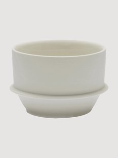 Porseleinen bekers Dune met reactief glazuur, 2 stuks
