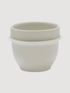 Porseleinen espressokopje Dune met reactief glazuur, 2 stuks