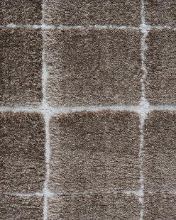 Vtwonen - vloerkleed Blocks - Warm Brown - -