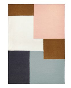 Finarte - Vloerkleed Kortelli Wool Rug Grey-Pink - 200x300 cm