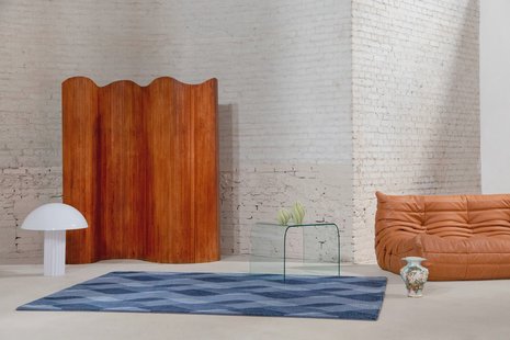 Brink en Campman - Vloerkleed Riff Water Blue 098208 - 160x230 cm