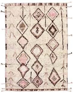 MOMO Rugs - Vloerkleed Tribe Ivory Pink - 200x300 cm