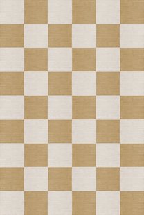 Layered - Vloerkleed Chess Wool Rug Harvest Yellow - 180x270 cm
