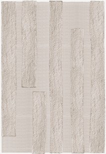Layered - Vloerkleed Punja Bricks Wool Rug Sand Melange - 250x350 cm Layered - Vloerkleed Punja Bricks Wool Rug Sand Melange - 250x350 cm