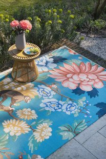 Wedgwood - Saphire Garden Teal outdoor 438708 - 200x280 cm Vloerkleed
