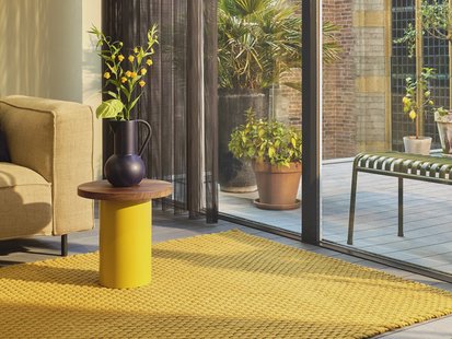 Brink en Campman - Lace Golden Mustard Outdoor 497006 - 250x350 cm Vloerkleed