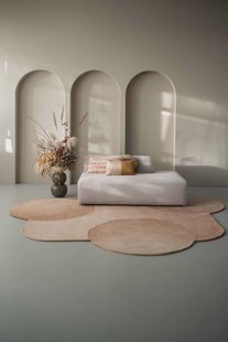 MOMO Rugs Designer Collection - MOMO Rugs Designer Elvire Circle In The Sand Amber - 200x300 cm Vloerkleed